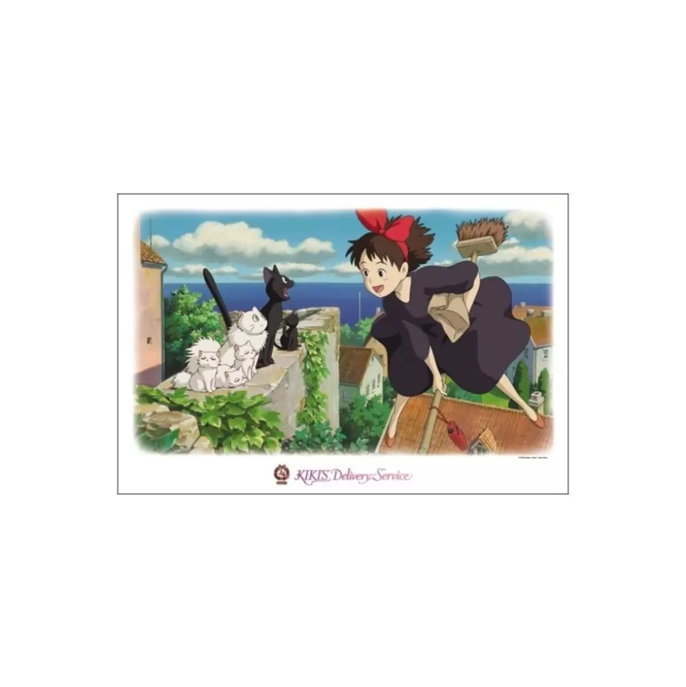 Maison Ghibli Puzzle 1000P Kiki And The Cats - Kiki'S Delivery Service- Jigsaw Puzzle