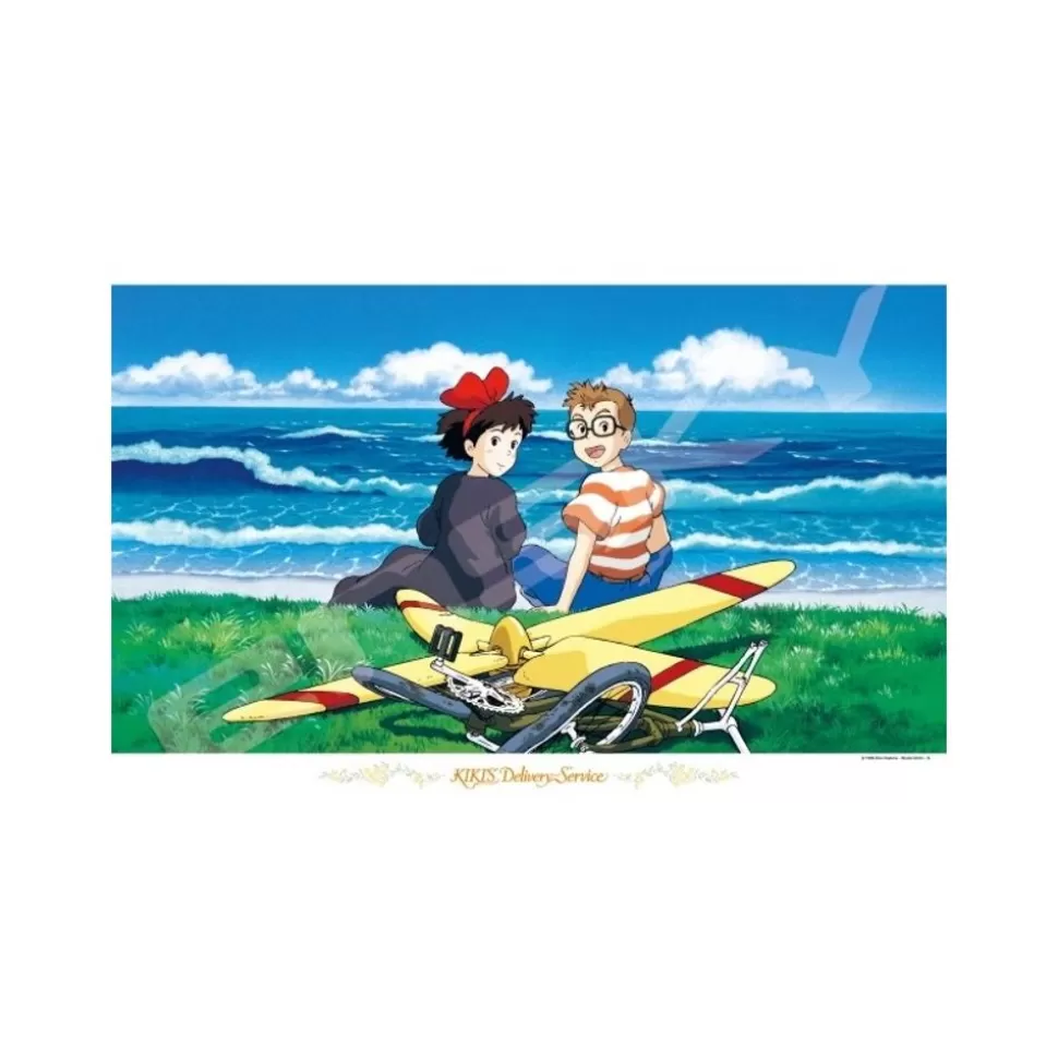 Maison Ghibli Puzzle 1000P Kiki On The Beach - Kiki'S Delivery Service- Jigsaw Puzzle