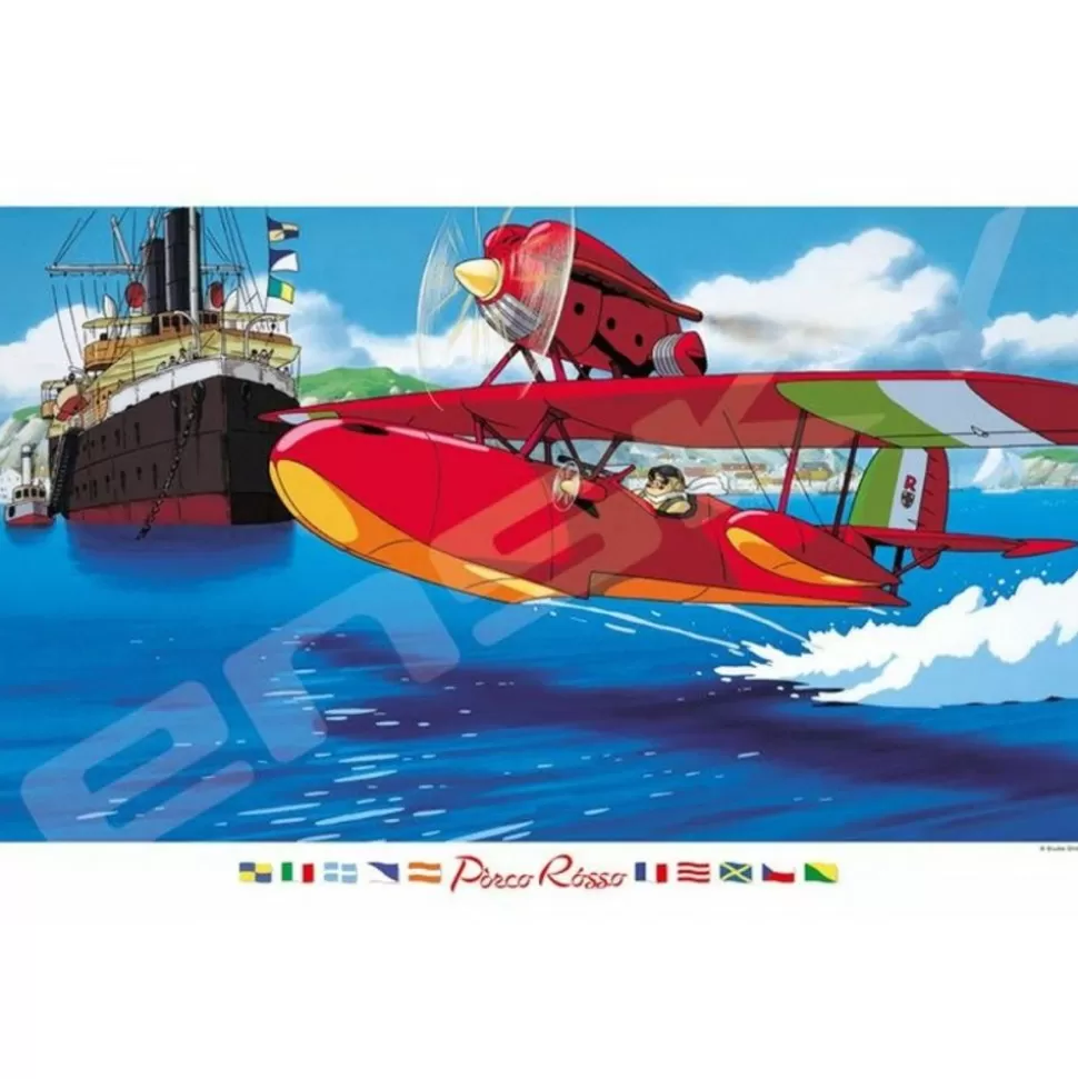 Maison Ghibli Puzzle 1000P Savoia In The Sky - Porco Rosso- Jigsaw Puzzle