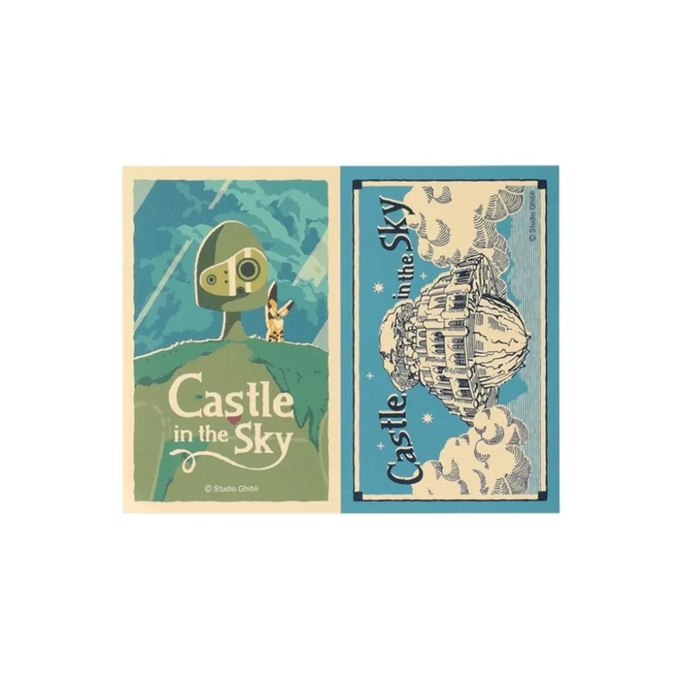 Maison Ghibli Retro Stickers Robot & Castle Laputa - Castle In The Sky- Small Equipment