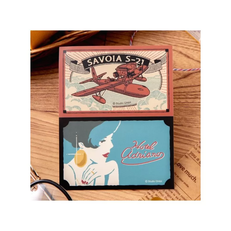 Maison Ghibli Retro Stickers Savoia & Gina - Porco Rosso- Small Equipment