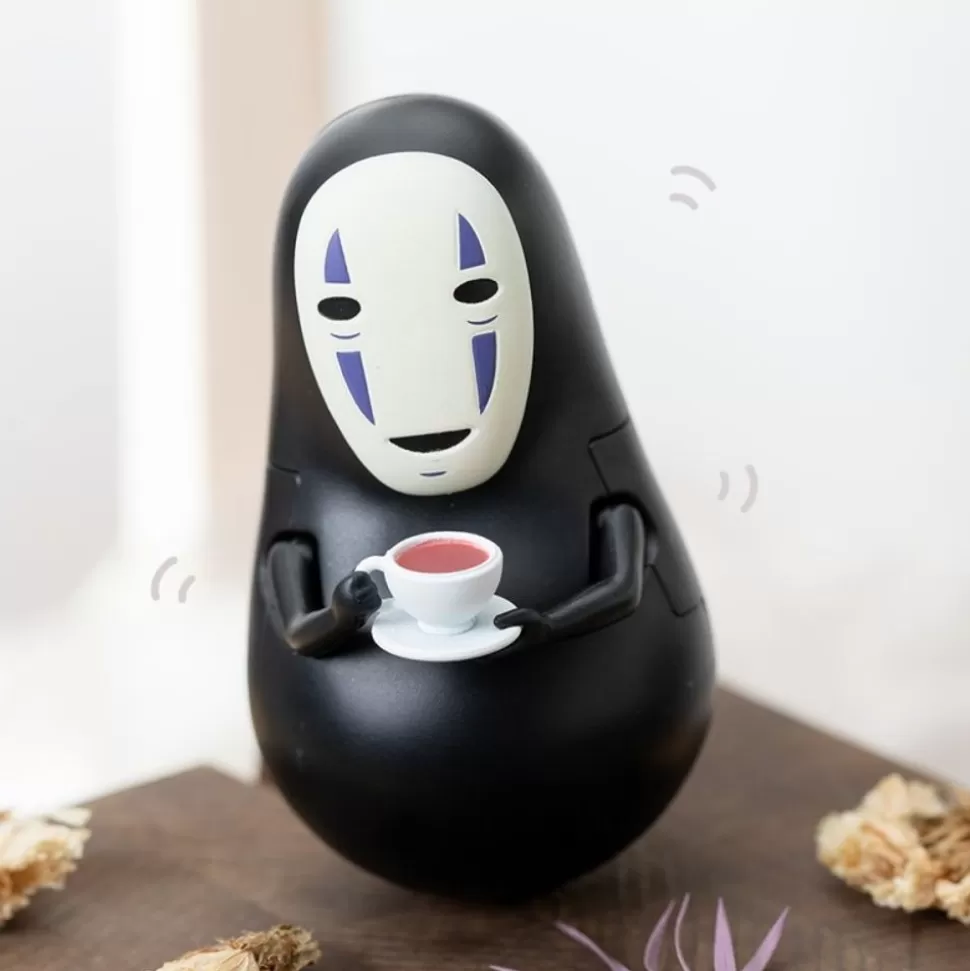 Maison Ghibli Round Bottomed Figurine No Face'S Coffe Time - Spirited Away- Toys