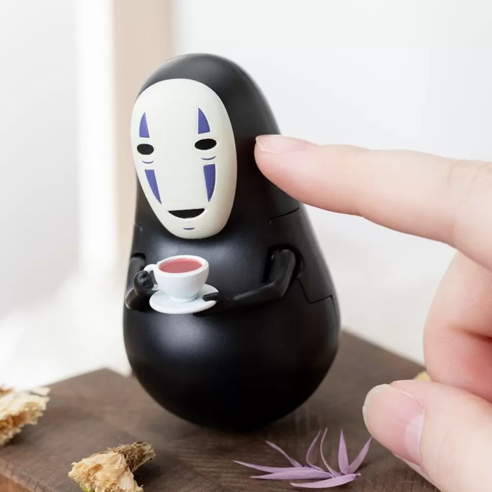 Maison Ghibli Round Bottomed Figurine No Face'S Coffe Time - Spirited Away- Toys