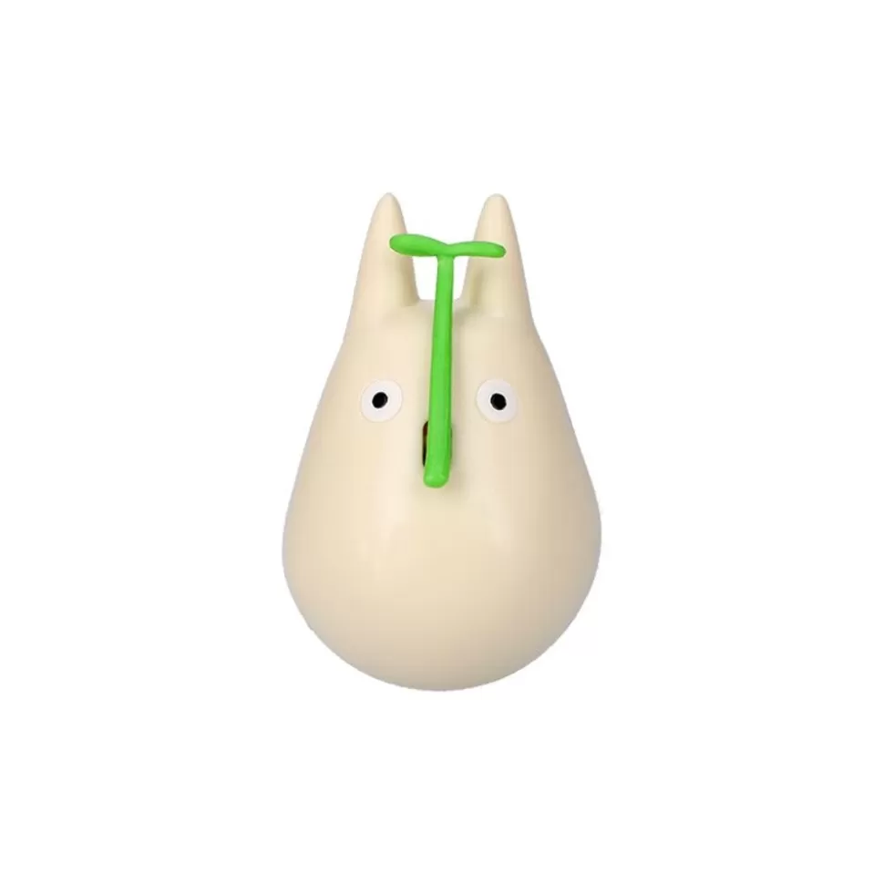 Maison Ghibli Round Bottomed Figurine Small Totoro With Leaf - My Neighbor Totoro- Toys
