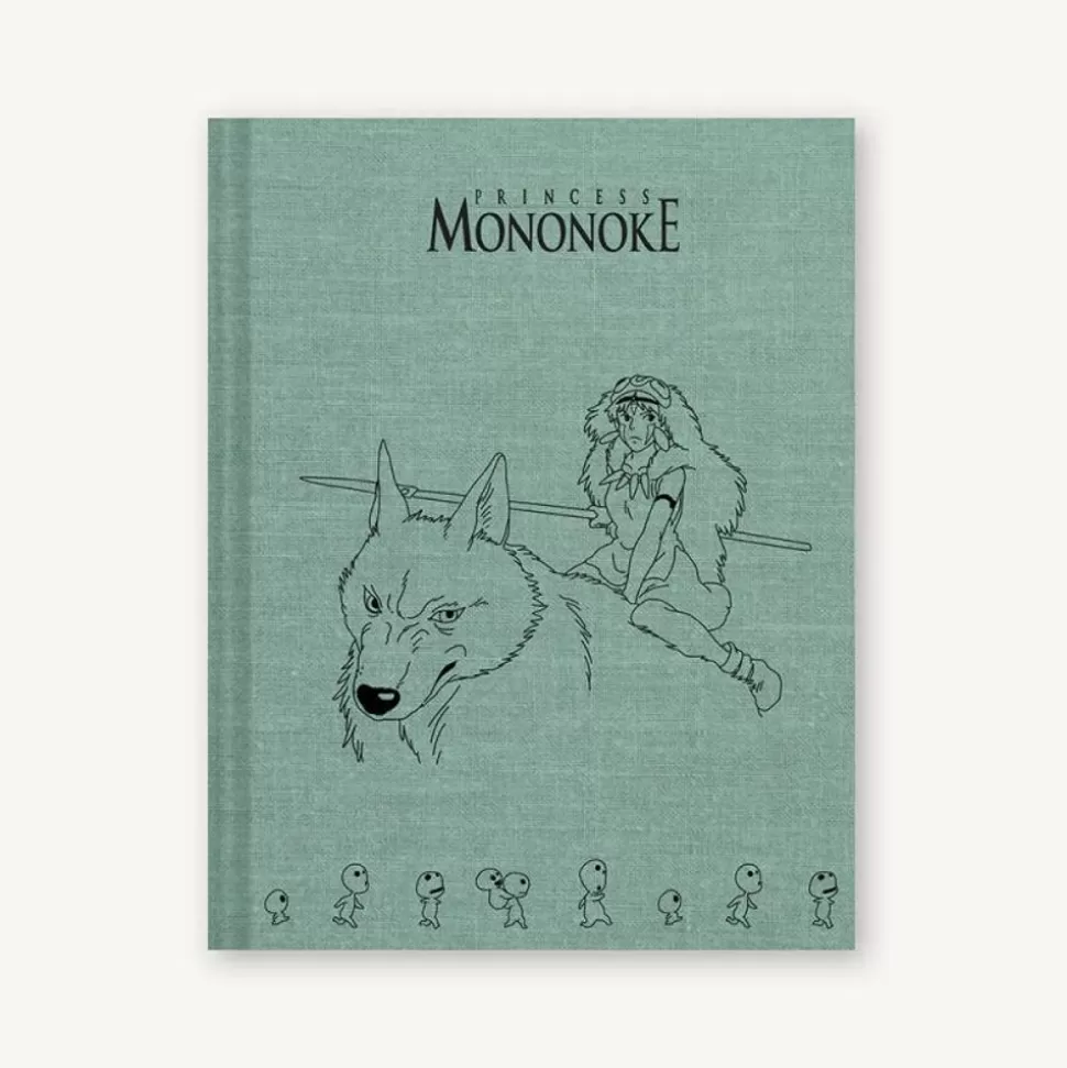 Maison Ghibli San Cloth Sketchbook - Princess Mononoke- Notebooks And Notepads