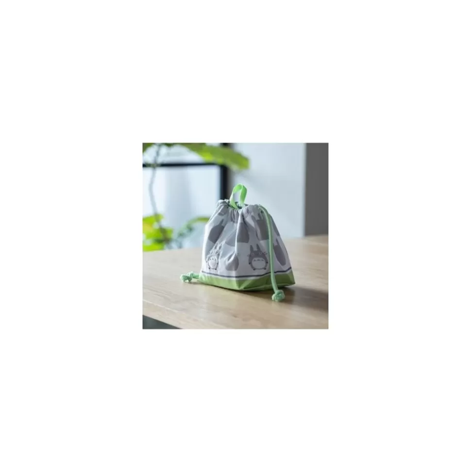 Maison Ghibli Satchel With Ring Big Totoro Silhouette 17 X 26 Cm - My Neighbor Toto- Bags