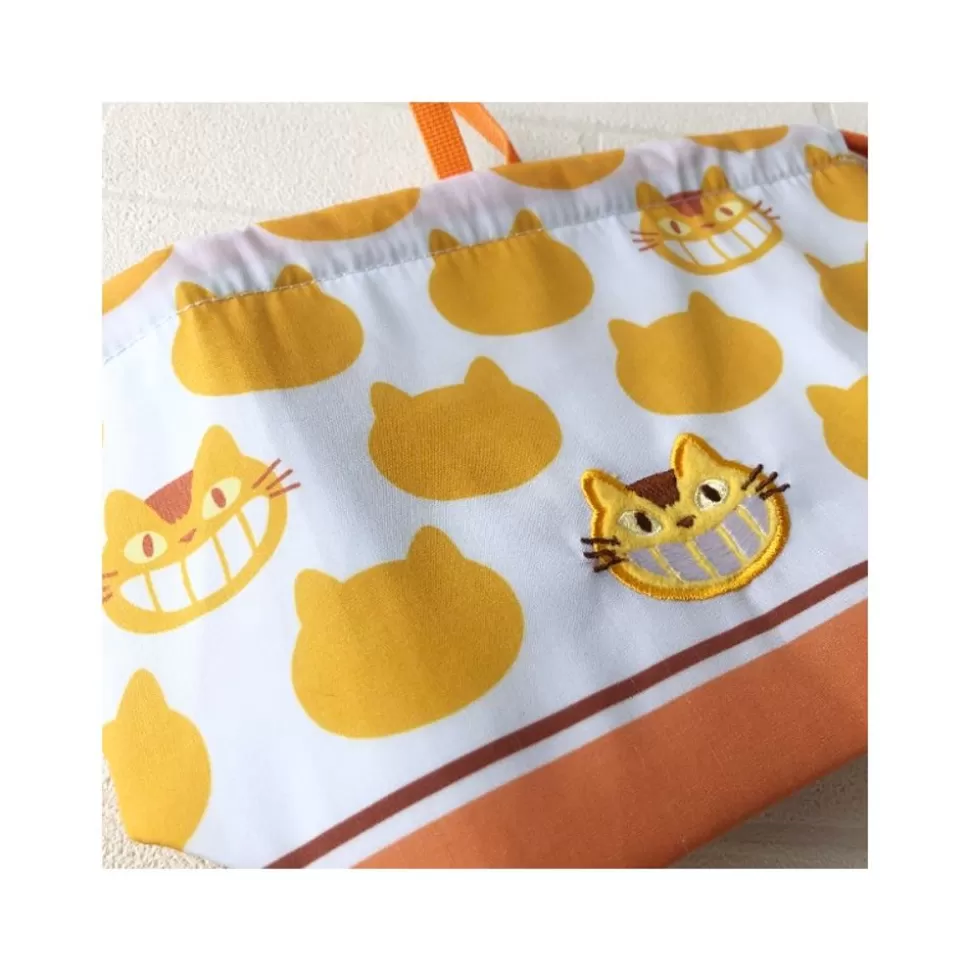 Maison Ghibli Satchel With Ring Catbus Silhouette 17 X 26 Cm - My Neighbor Totoro- Bags