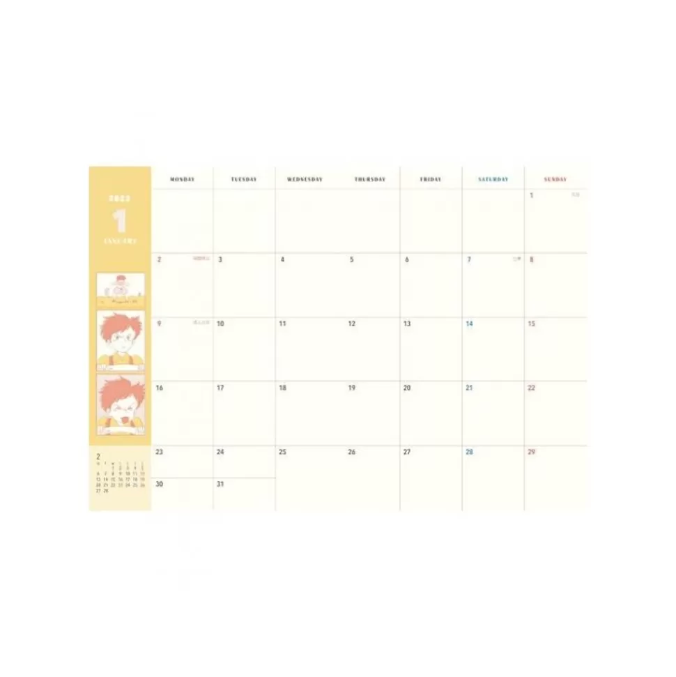 Maison Ghibli 2023 Schedule Book Mei Taking A Nap - My Neighbor Totoro- Schedule Diaries And Calendars