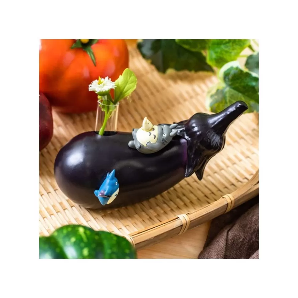 Maison Ghibli Single Vase Vegetal Aubergine - My Neighbor Totoro- Decoration