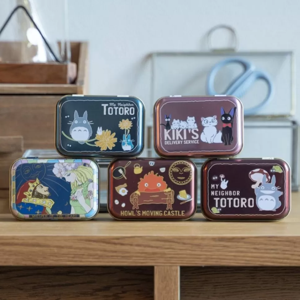 Maison Ghibli Small Metal Box Totoro Mushroom - My Neighbor Totoro- Accessories