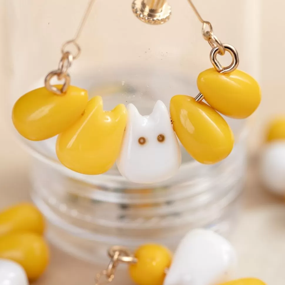 Maison Ghibli Small Totoro & Corn Clipped Earrings - My Neighbor Totoro- Jewellery