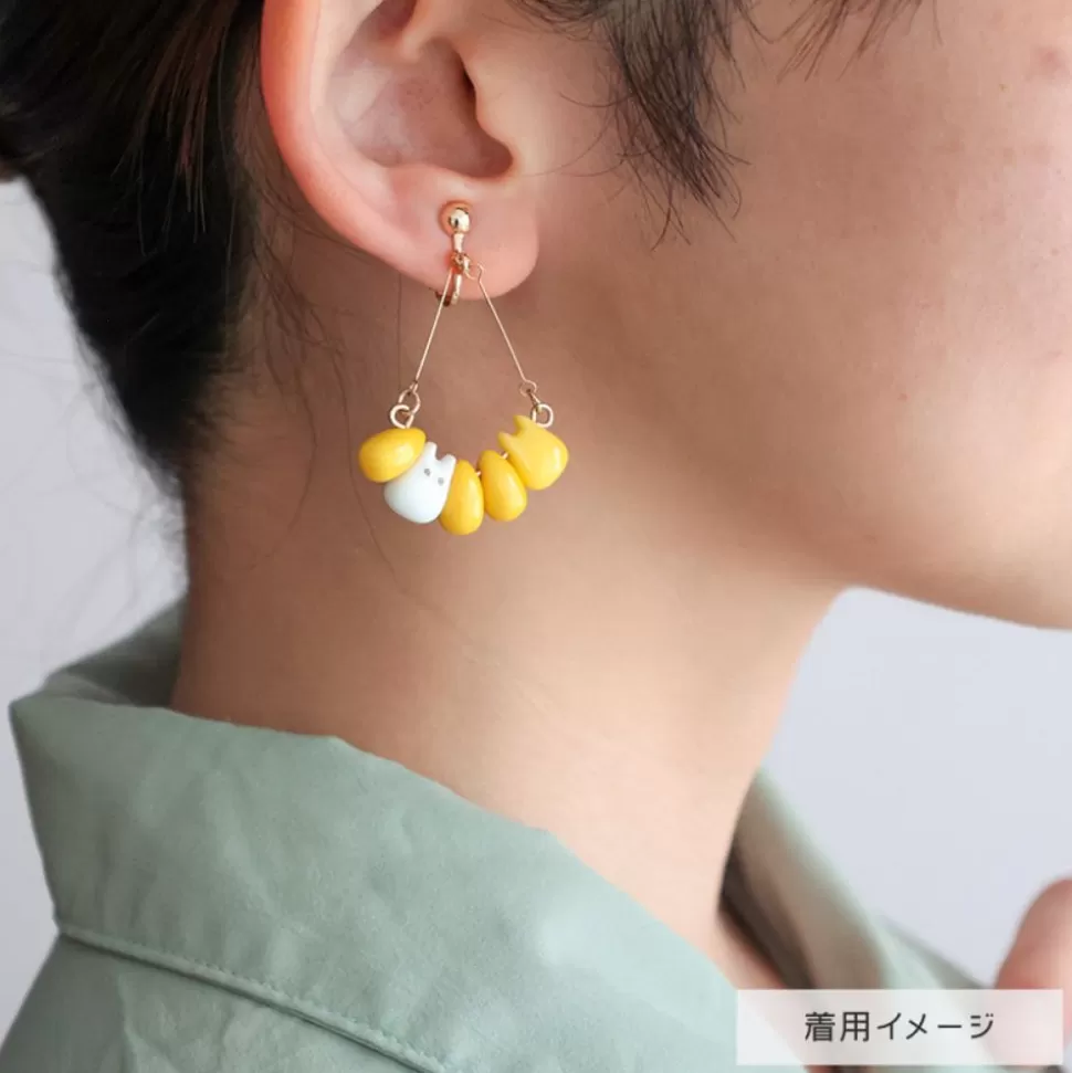 Maison Ghibli Small Totoro & Corn Clipped Earrings - My Neighbor Totoro- Jewellery