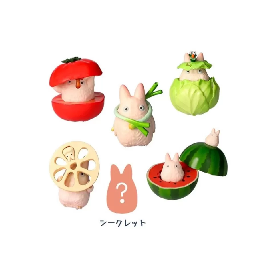Maison Ghibli Small Totoro & Vegetables Collect Of 6 Figurines - My Neighbor Totoro- Figurines