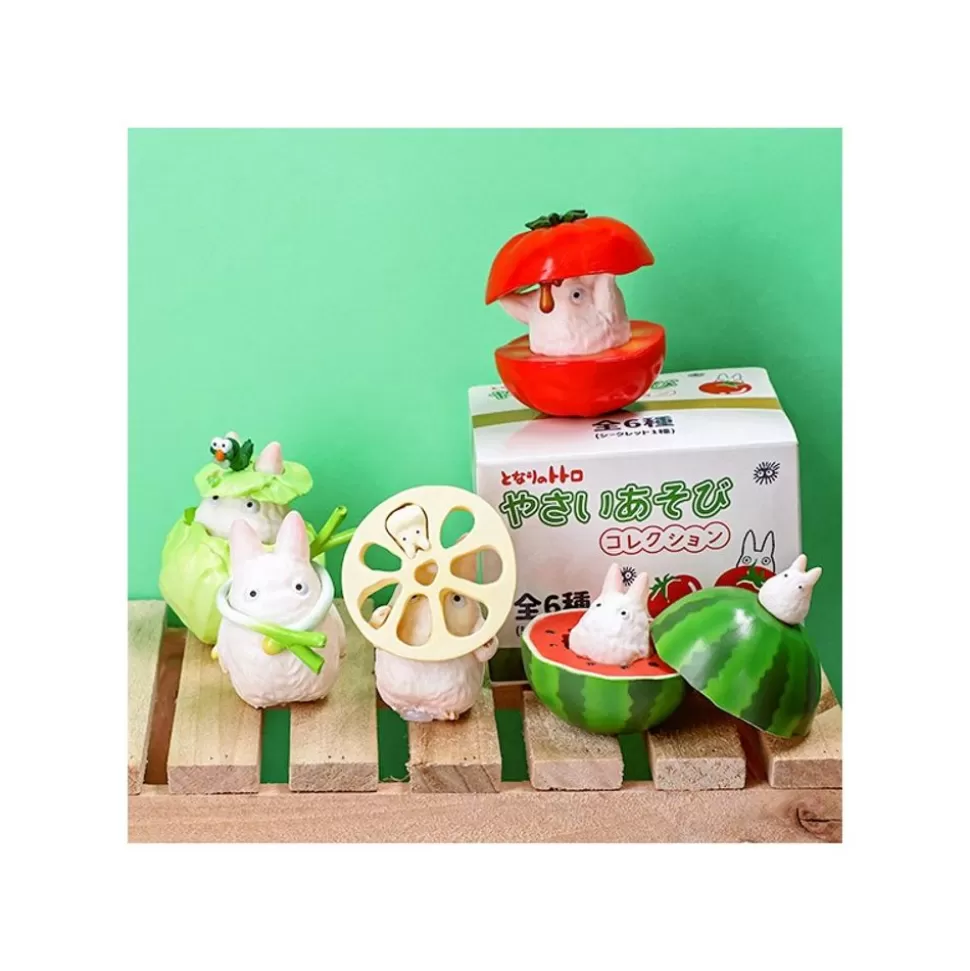 Maison Ghibli Small Totoro & Vegetables Collect Of 6 Figurines - My Neighbor Totoro- Figurines