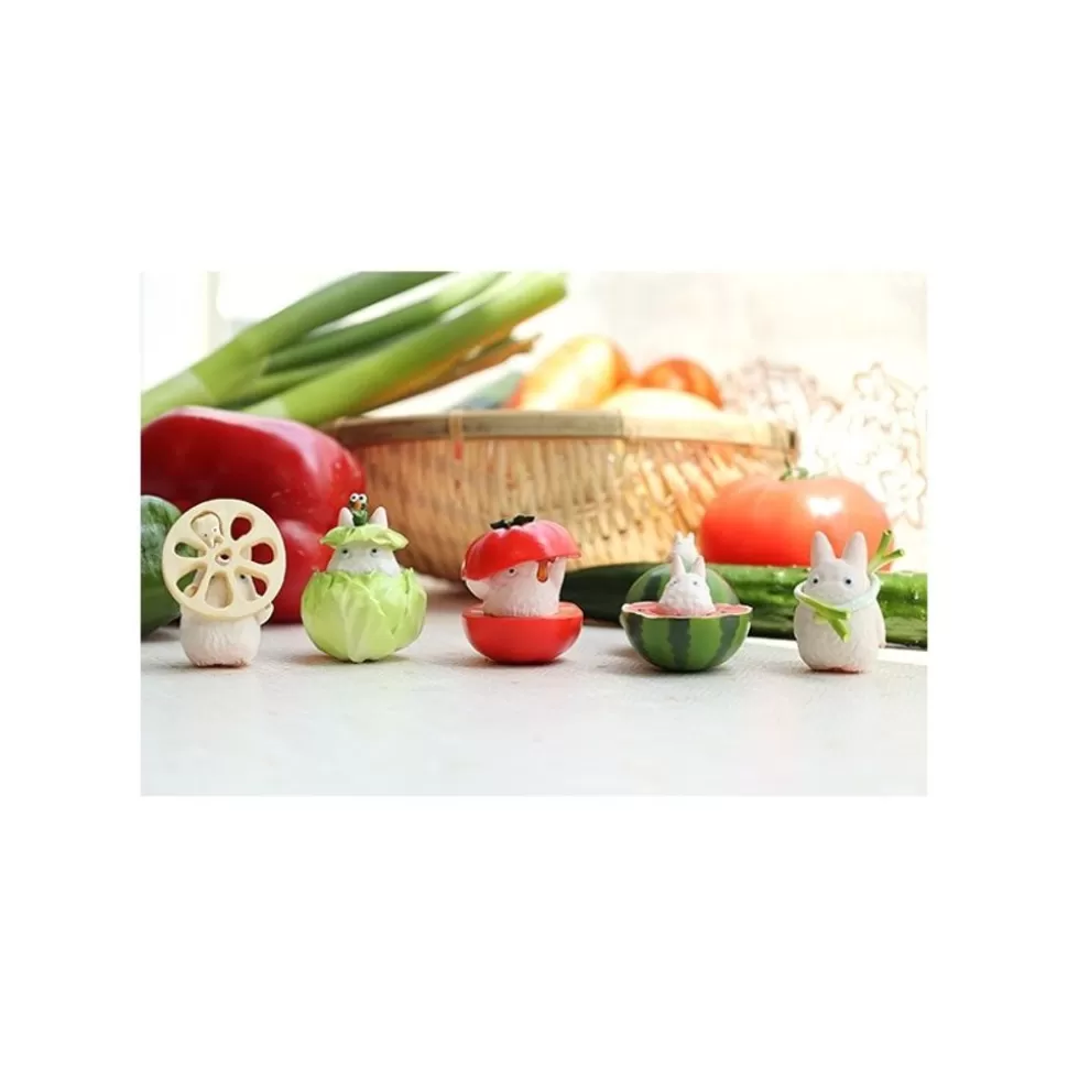 Maison Ghibli Small Totoro & Vegetables Collect Of 6 Figurines - My Neighbor Totoro- Figurines