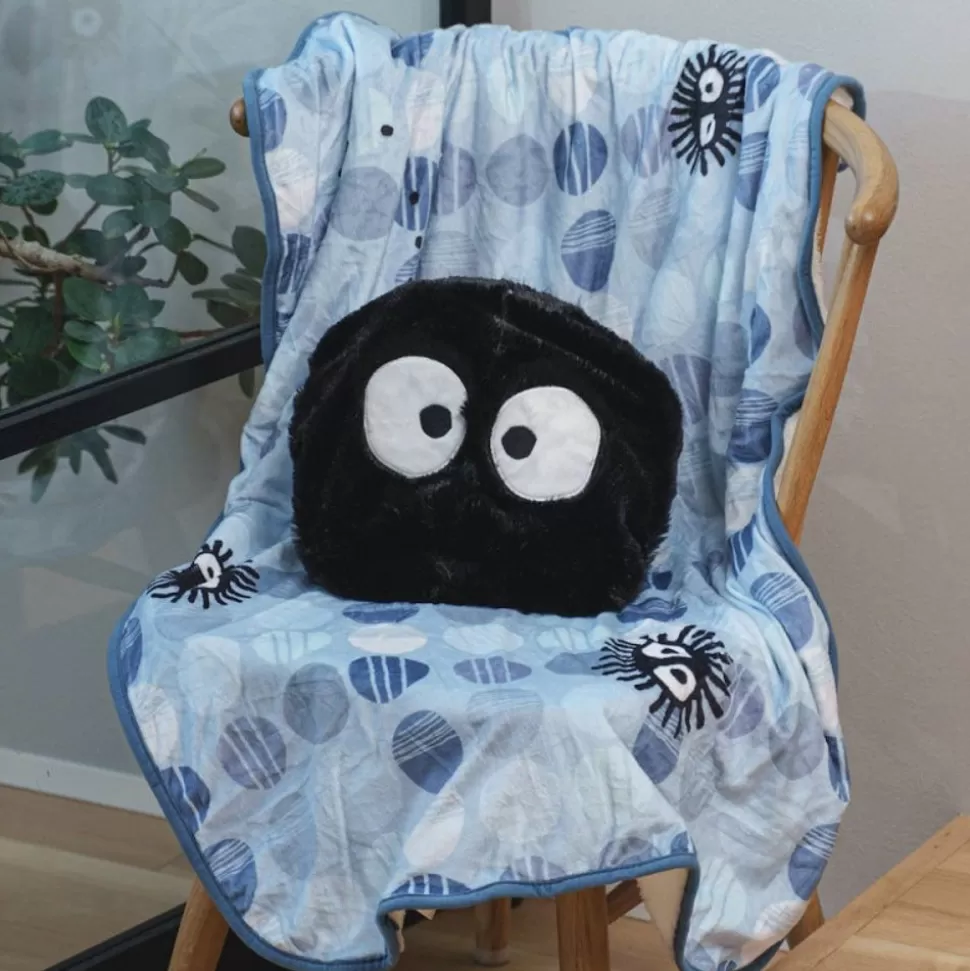 Maison Ghibli Soot Sprite Rolled Blanket - My Neighbor Totoro- Household Linen