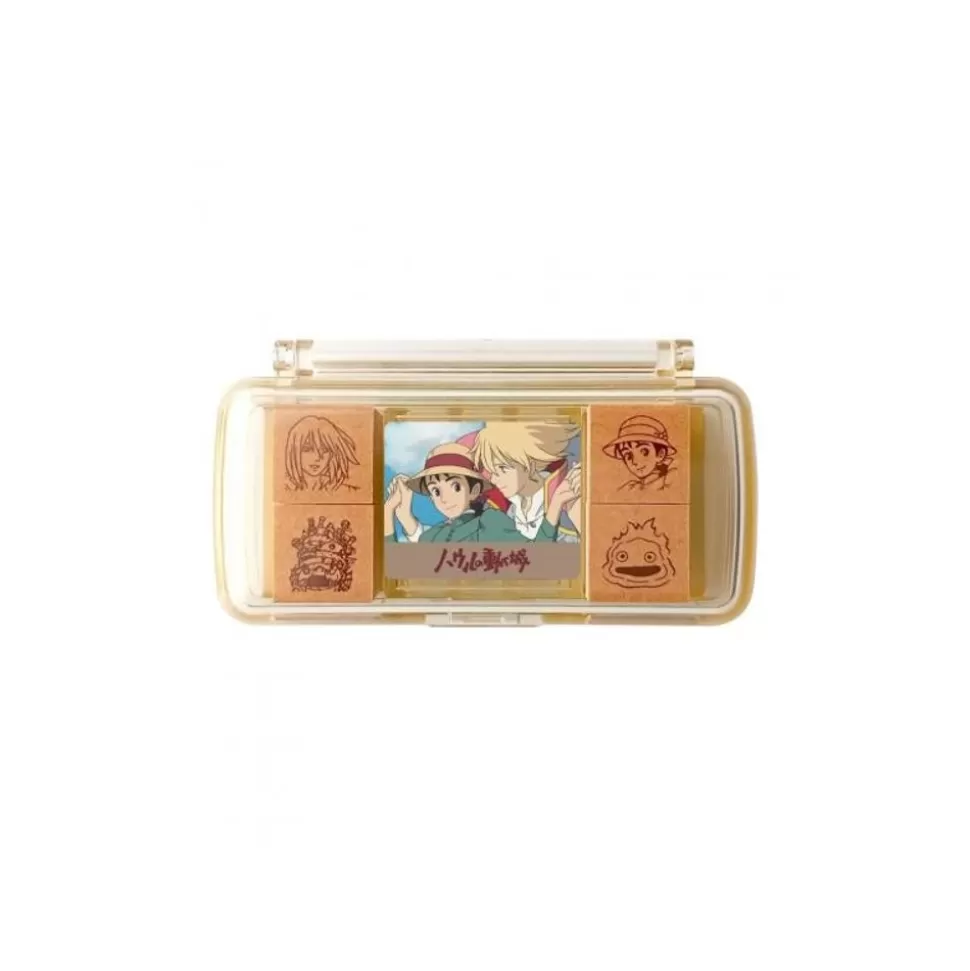 Maison Ghibli Sophie & Hauru Mini Stamp Set Red - Howl'S Moving Castle- Small Equipment