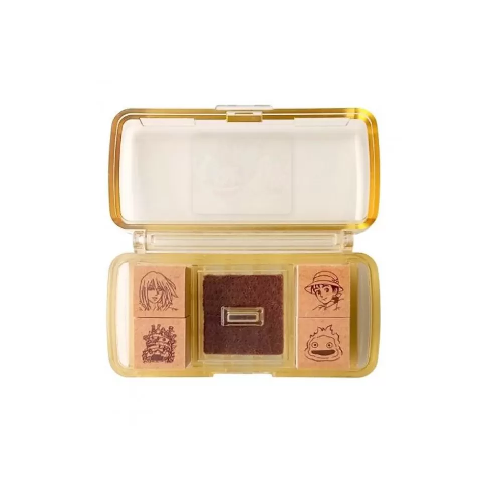 Maison Ghibli Sophie & Hauru Mini Stamp Set Red - Howl'S Moving Castle- Small Equipment