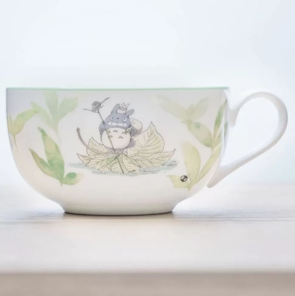 Maison Ghibli Soup Mug Totoro On A Leaf - My Neighbor Totoro- Kitchenware