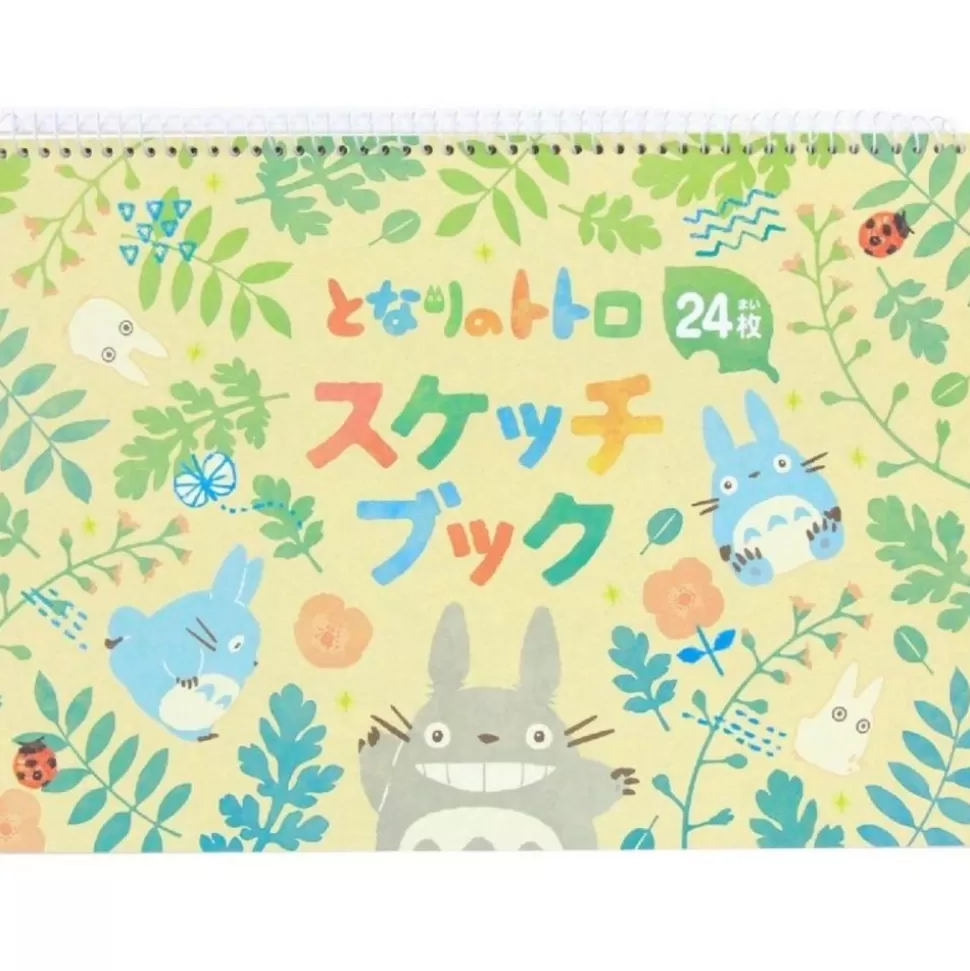 Maison Ghibli Spiral Notebook Colorful Leaf Pattern Totoro - My Neighbor Totoro- Notebooks And Notepads