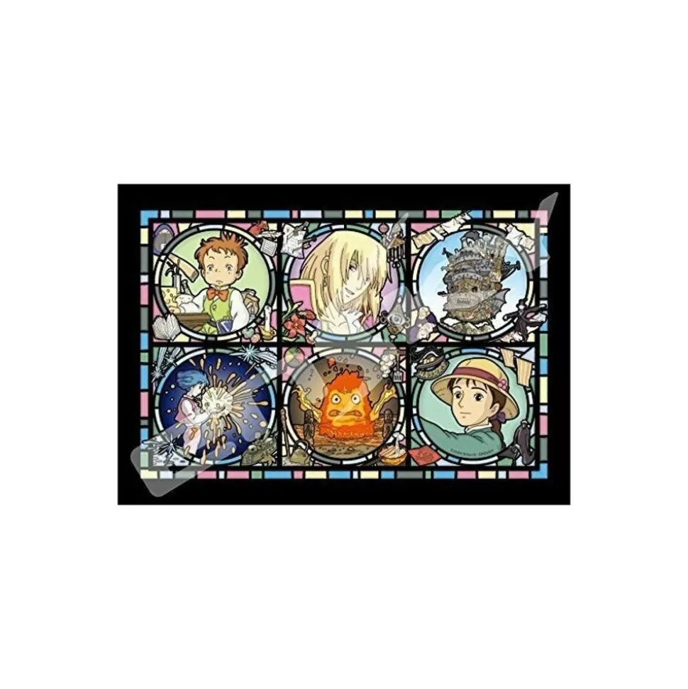 Maison Ghibli Stained Glass Puzzle 208P Characters Gallery - Howl'S Moving Castle- Jigsaw Puzzle