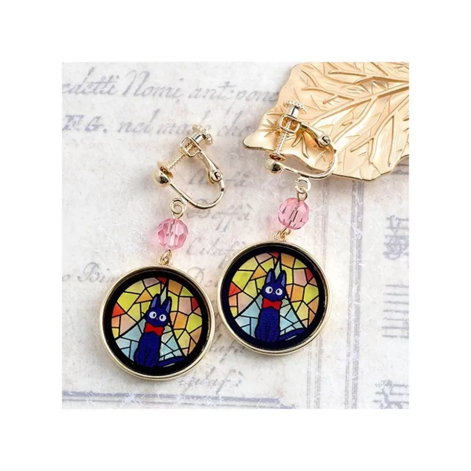 Maison Ghibli Stained Glass Series - Earrings Kiki- Kiki'S Delivery- Jewellery