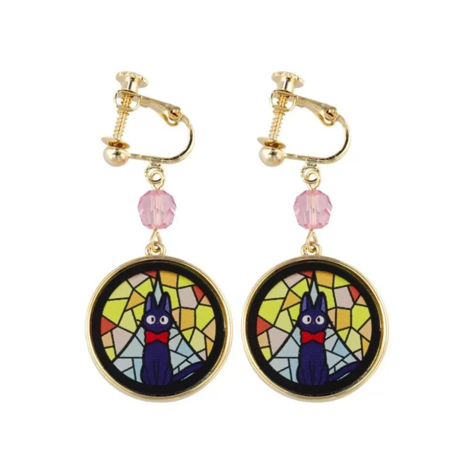 Maison Ghibli Stained Glass Series - Earrings Kiki- Kiki'S Delivery- Jewellery