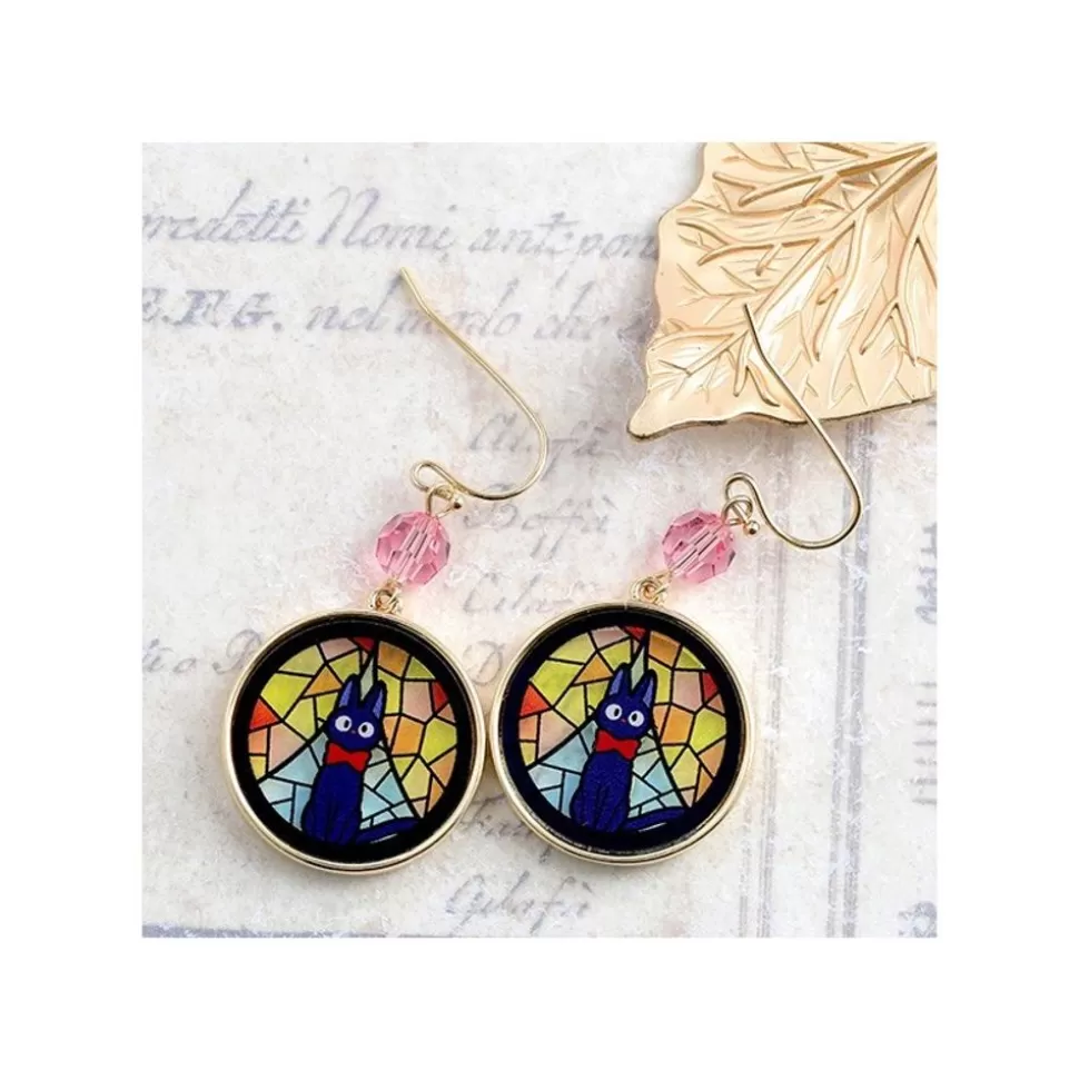 Maison Ghibli Stained Glass Series - Pierced Earrings Kiki- Kiki'S Delivery- Jewellery