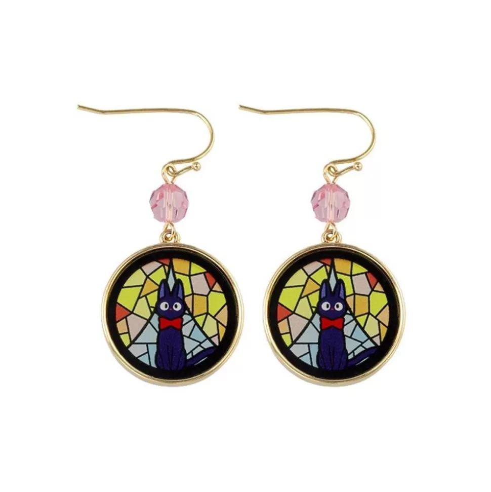 Maison Ghibli Stained Glass Series - Pierced Earrings Kiki- Kiki'S Delivery- Jewellery