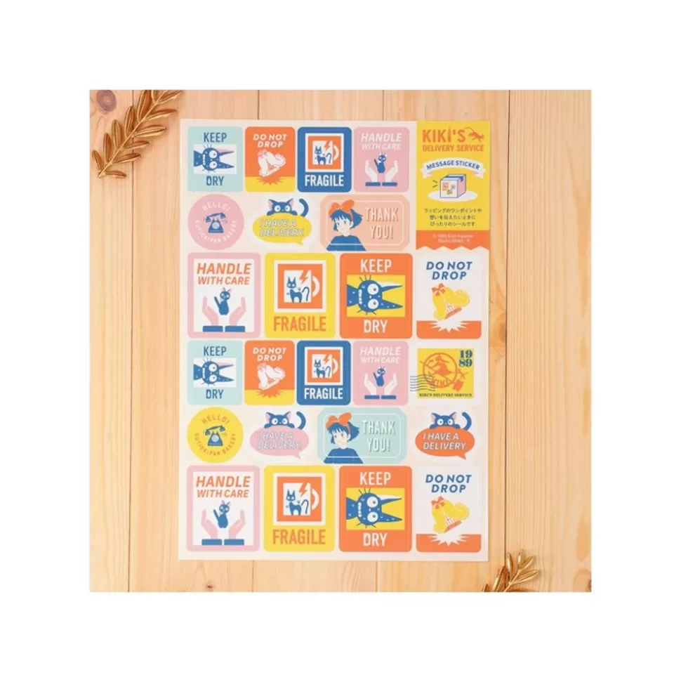 Maison Ghibli Sticker Sheet Kiki Shipping - Kiki'S Delivery Service- Small Equipment