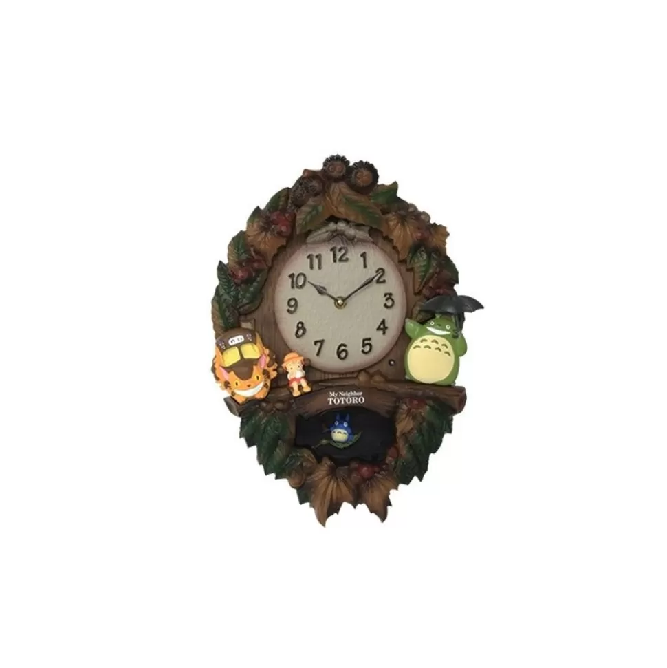 Maison Ghibli Swing Clock Autumn Leaves - My Neighbor Totoro- Decoration