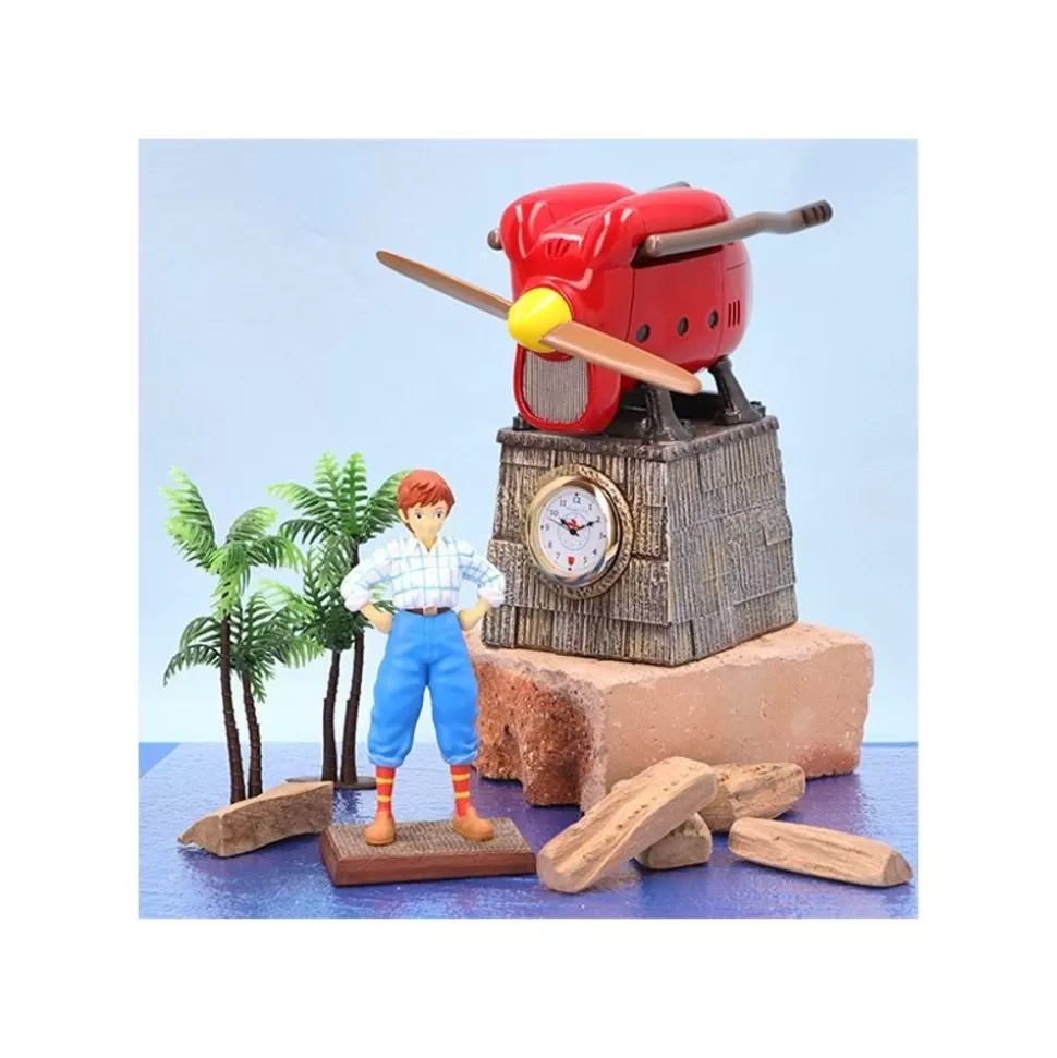 Maison Ghibli Table Clock Fio Piccolo Savoia Late Model - Porco Rosso- Decoration