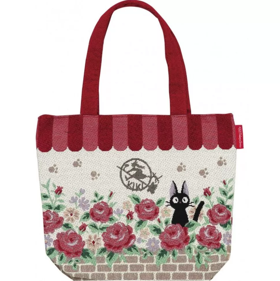 Maison Ghibli Tapestry Tote Bag Jiji Flowers - Kiki'S Delivery Service- Bags