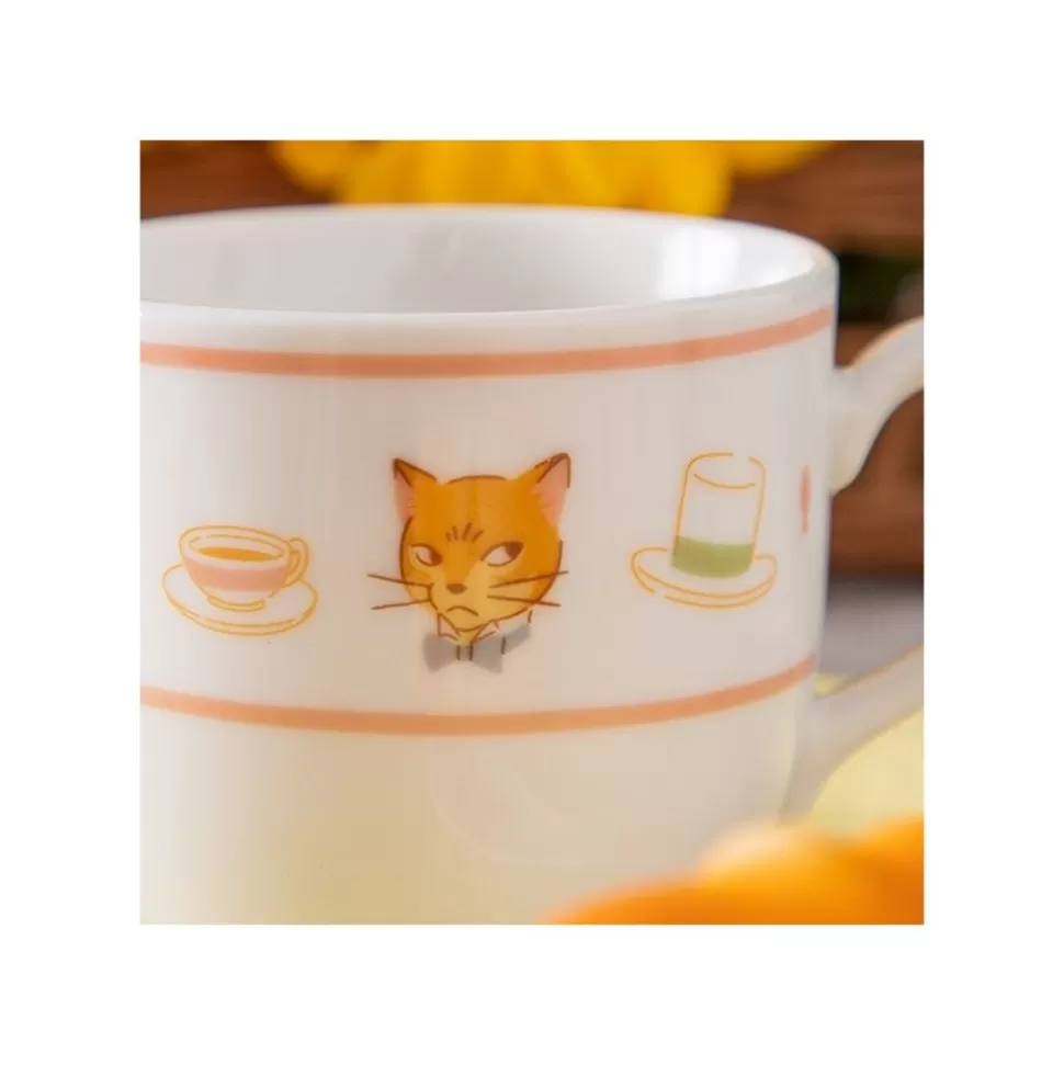 Maison Ghibli Tea Time & Cat Cup - The Cat Returns- Kitchenware