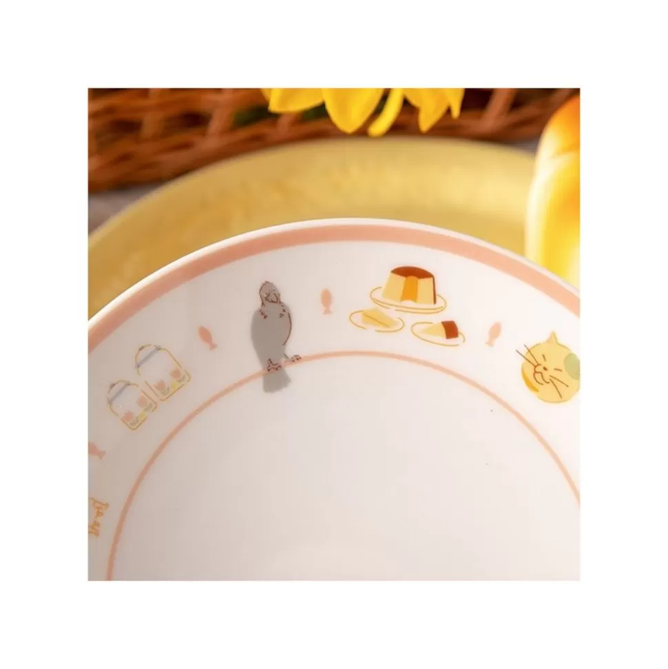 Maison Ghibli Tea Time & Cat Plate - The Cat Returns- Kitchenware