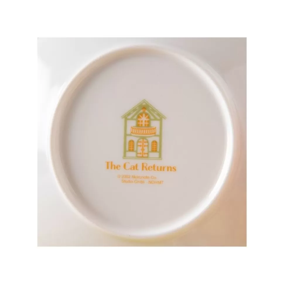 Maison Ghibli Tea Time & Cat Plate - The Cat Returns- Kitchenware