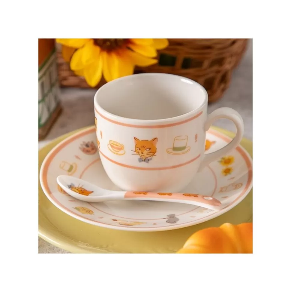 Maison Ghibli Tea Time & Cat Spoon - The Cat Returns- Kitchenware