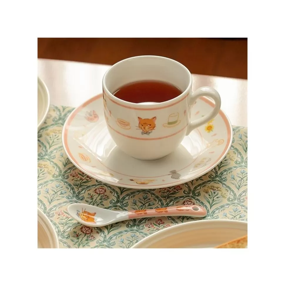Maison Ghibli Tea Time & Cat Spoon - The Cat Returns- Kitchenware
