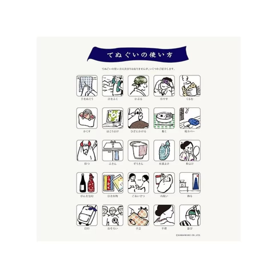 Maison Ghibli Tenugui Small Totoro Fireworks - My Neighbor Totoro- Household Linen