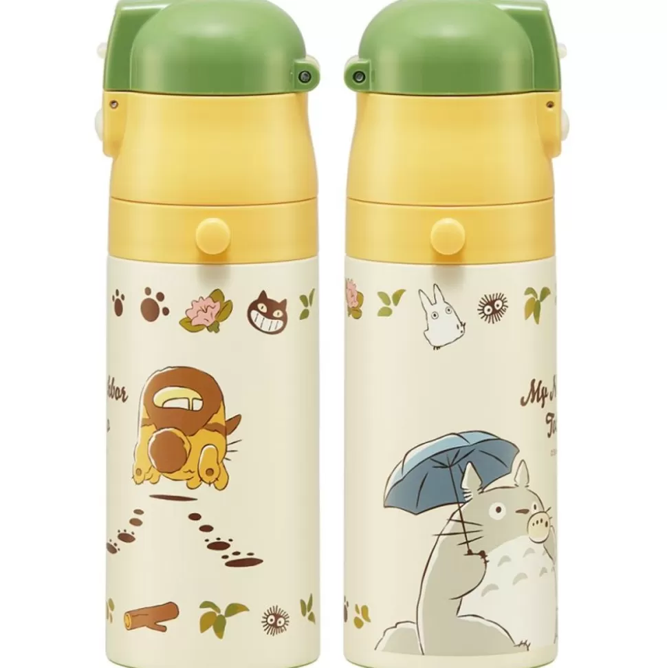 Maison Ghibli Thermos Bottle Double Opening Totoro & Catbus - My Neighbor Totoro- Kitchenware