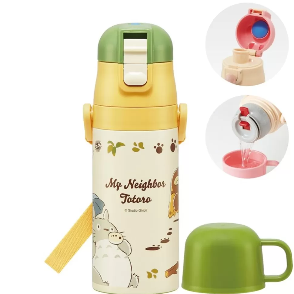 Maison Ghibli Thermos Bottle Double Opening Totoro & Catbus - My Neighbor Totoro- Kitchenware