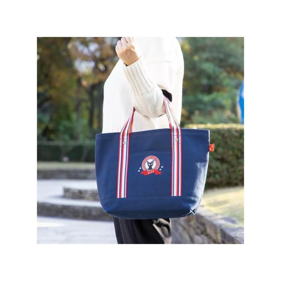 Maison Ghibli Tote Bag Dark Blue Jiji - Kiki'S Delivery Service- Bags