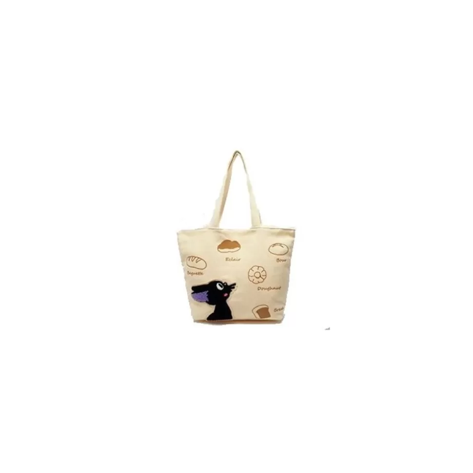 Maison Ghibli Tote Bag Jiji And Her Bread- Kiki'S Delivery Service- Bags