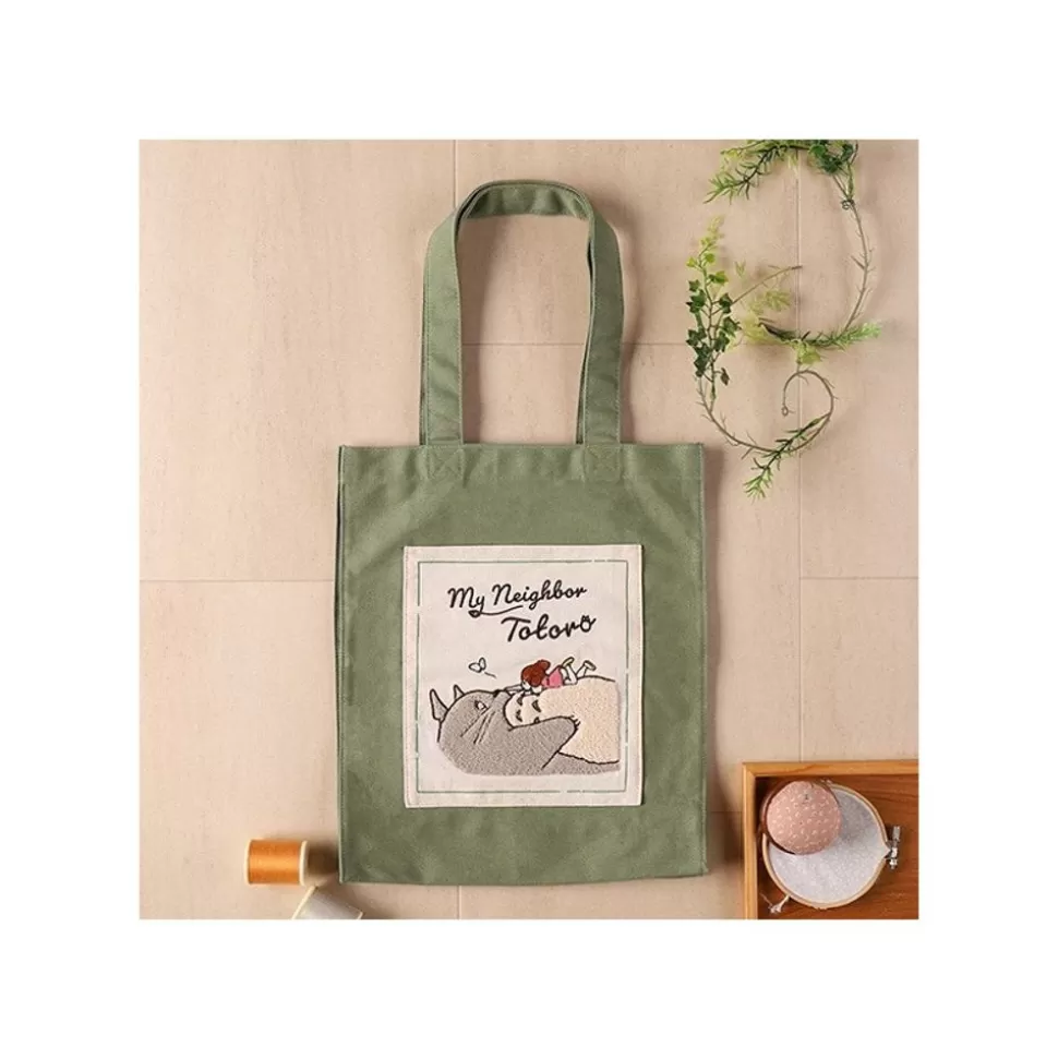 Maison Ghibli Tote Bag Mei Taking A Nap - My Neighbor Totoro- Bags