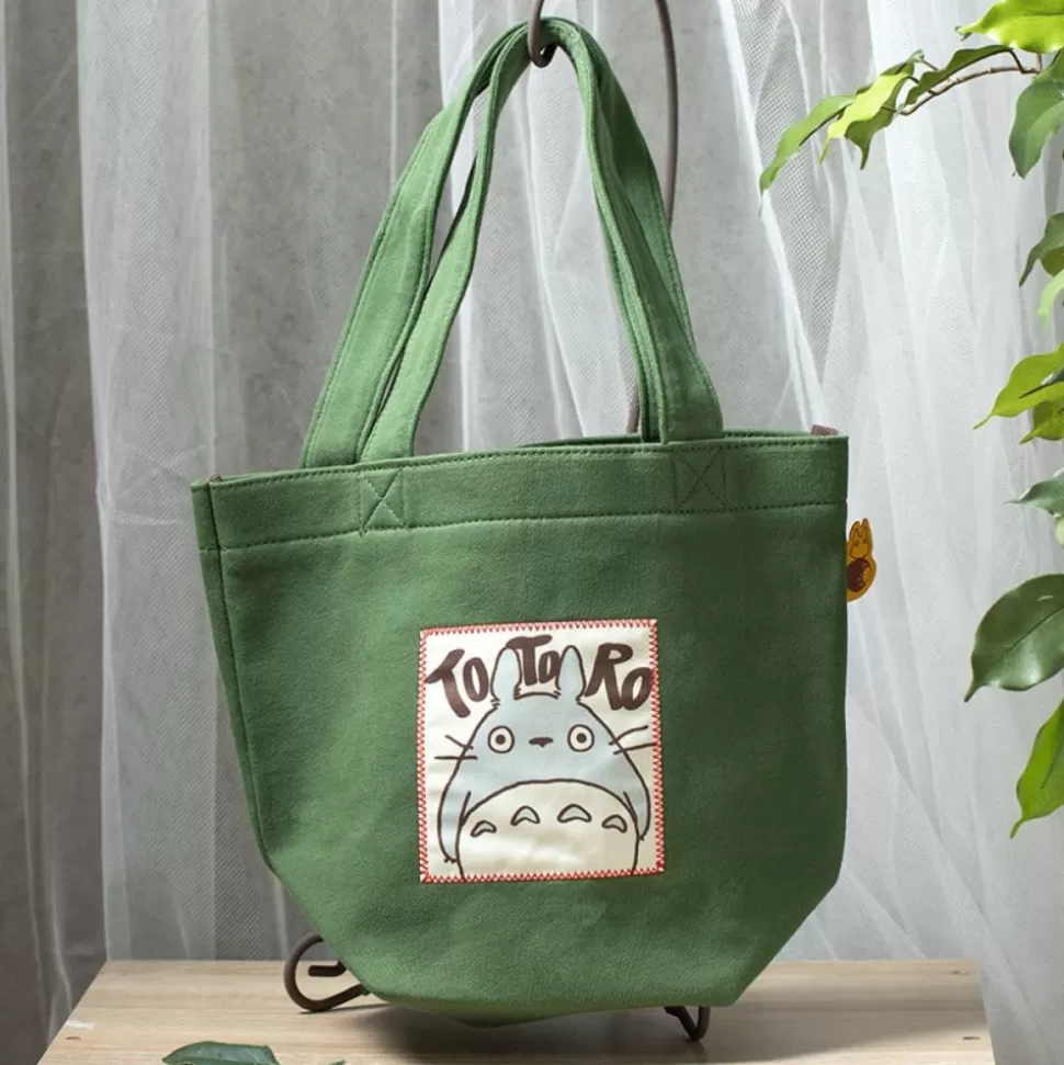 Maison Ghibli Tote Bag Totoro Autumn Green - My Neighbor Totoro- Bags