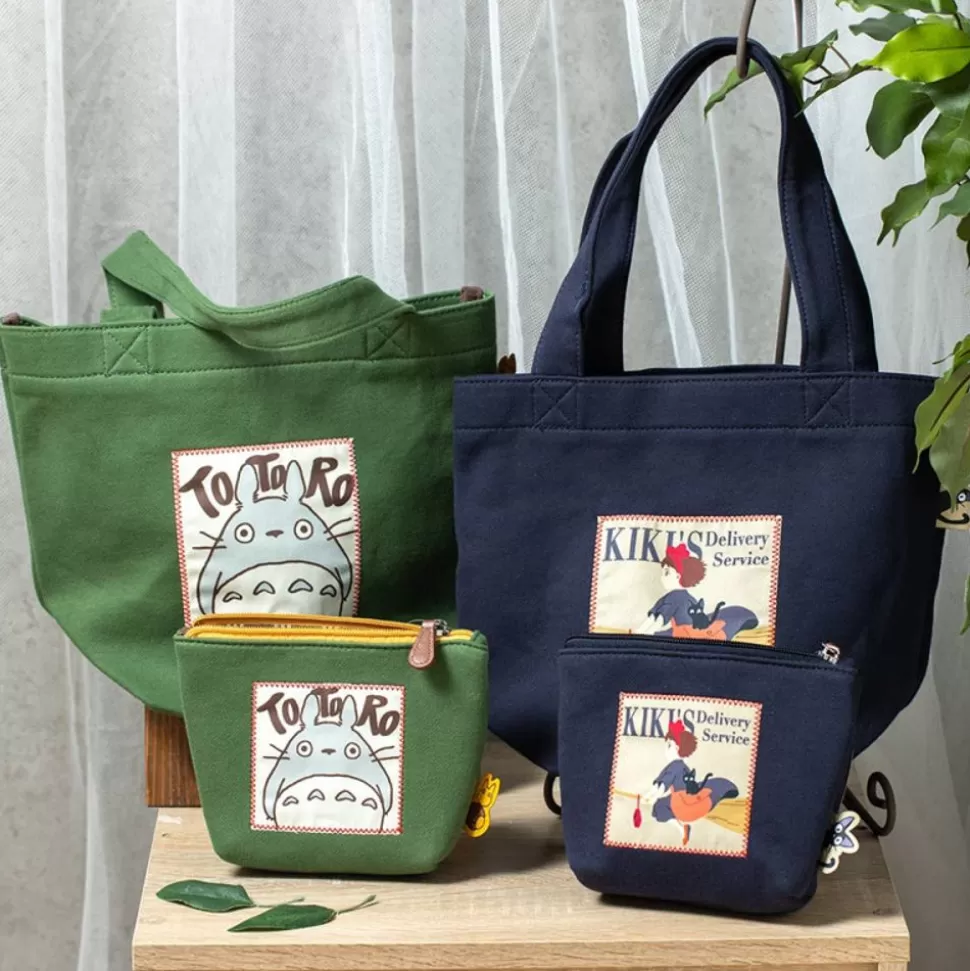 Maison Ghibli Tote Bag Totoro Autumn Green - My Neighbor Totoro- Bags