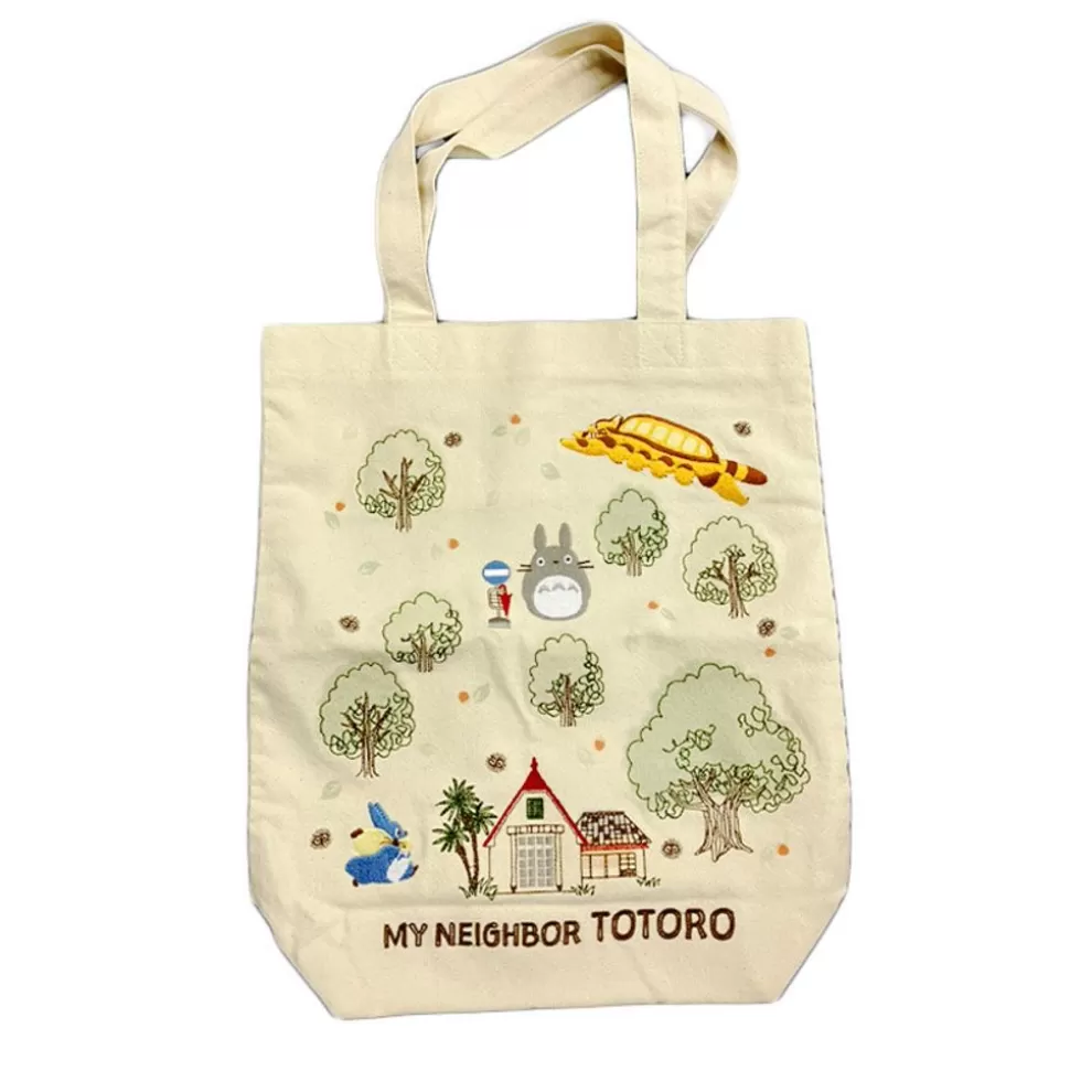 Maison Ghibli Tote Bag With Patch Totoro'S Forest - My Neighbor Totoro- Bags