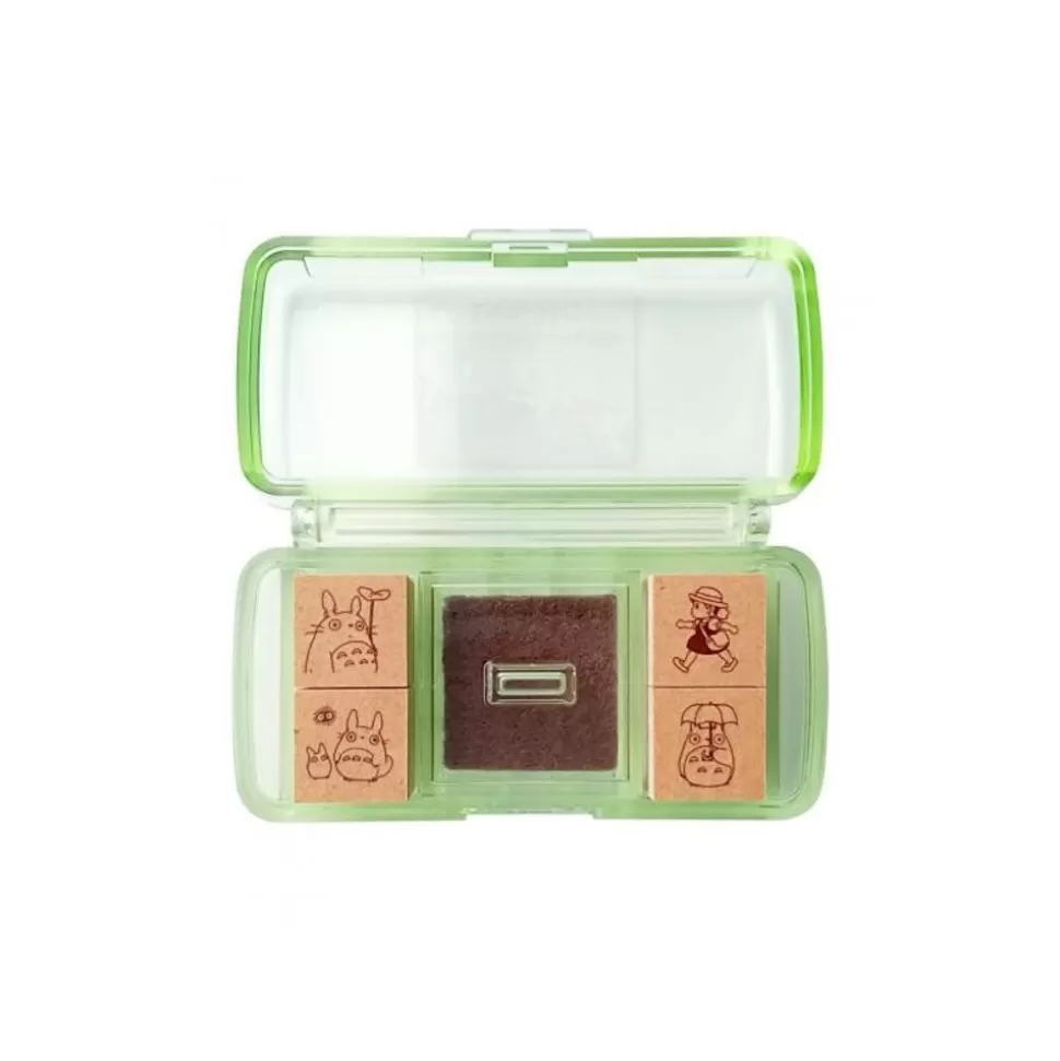 Maison Ghibli Totoro & Mei Mini Stamp Set Red - My Neighbor Totoro- Small Equipment