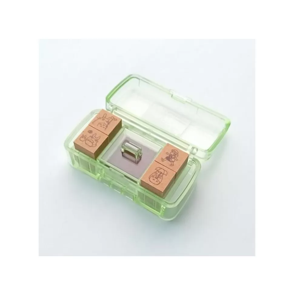 Maison Ghibli Totoro & Mei Mini Stamp Set Red - My Neighbor Totoro- Small Equipment