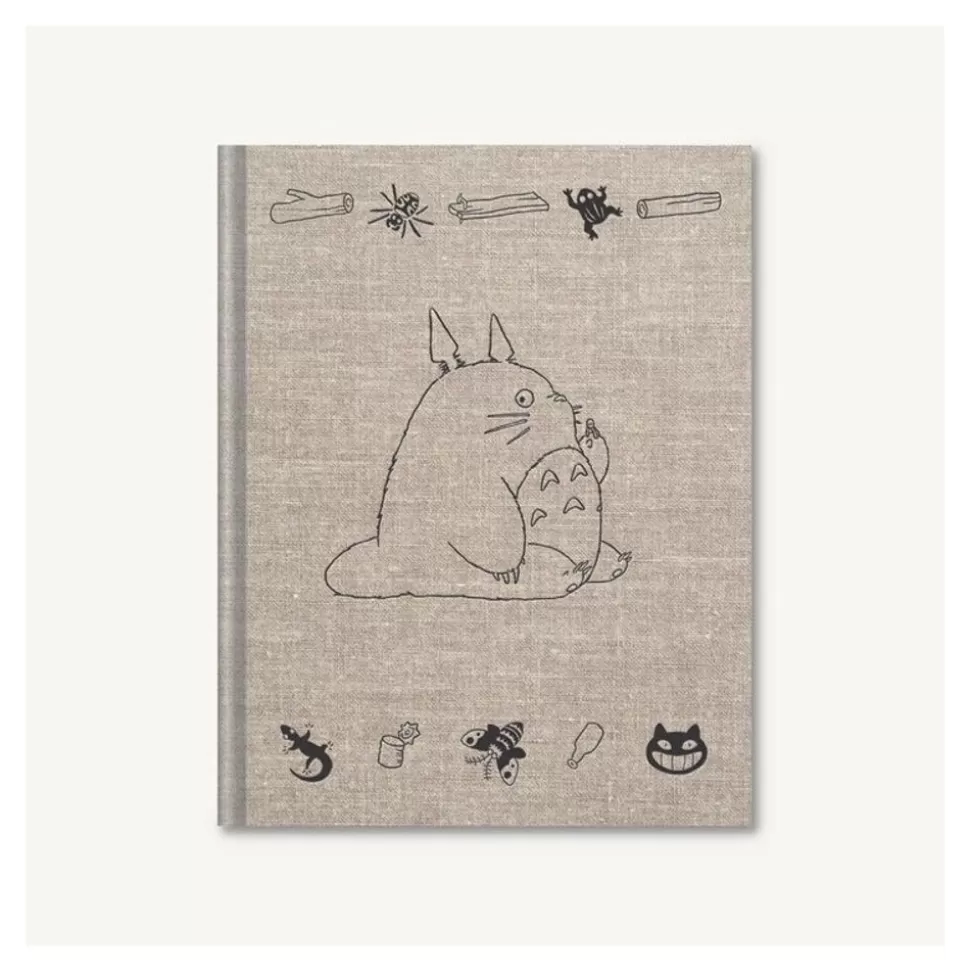 Maison Ghibli Totoro Cloth Sketchbook - My Neighbor Totoro- Notebooks And Notepads